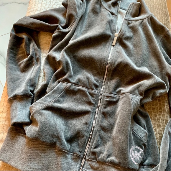 MICHAEL Michael Kors Jackets & Blazers - Michael Kors Velvet LOGO Bomber Jacket